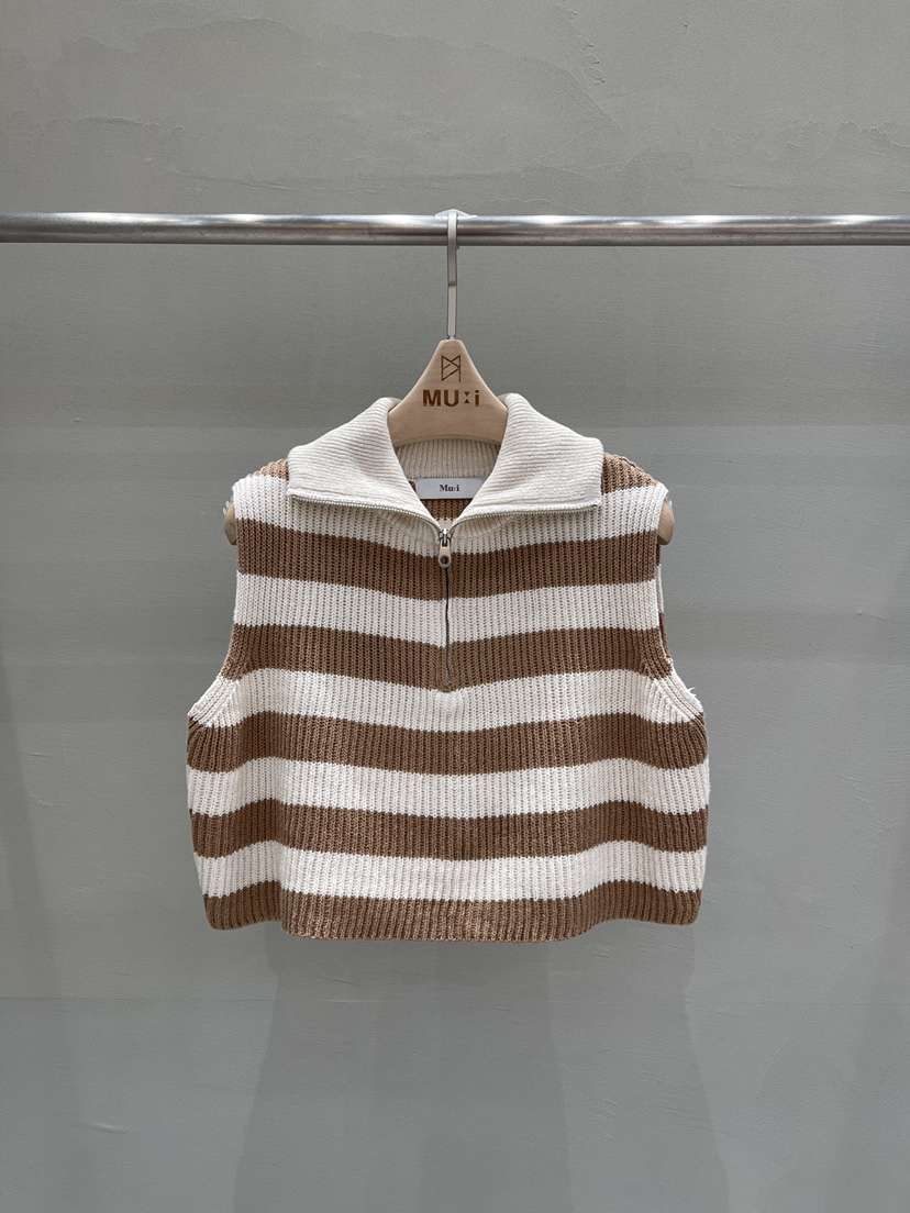 THE MUI韓國東大門直郵女裝新款人氣熱賣推薦吊帶背心拉鏈THE MUI吊帶/背心