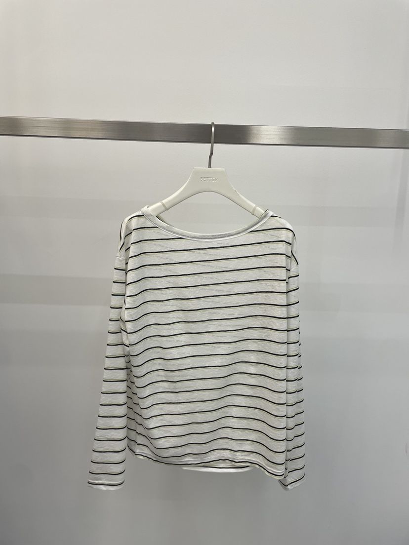 BETTER韓國直郵實拍女士新款26春夏人氣推薦時尚長袖T恤露肩BETTER長袖T恤