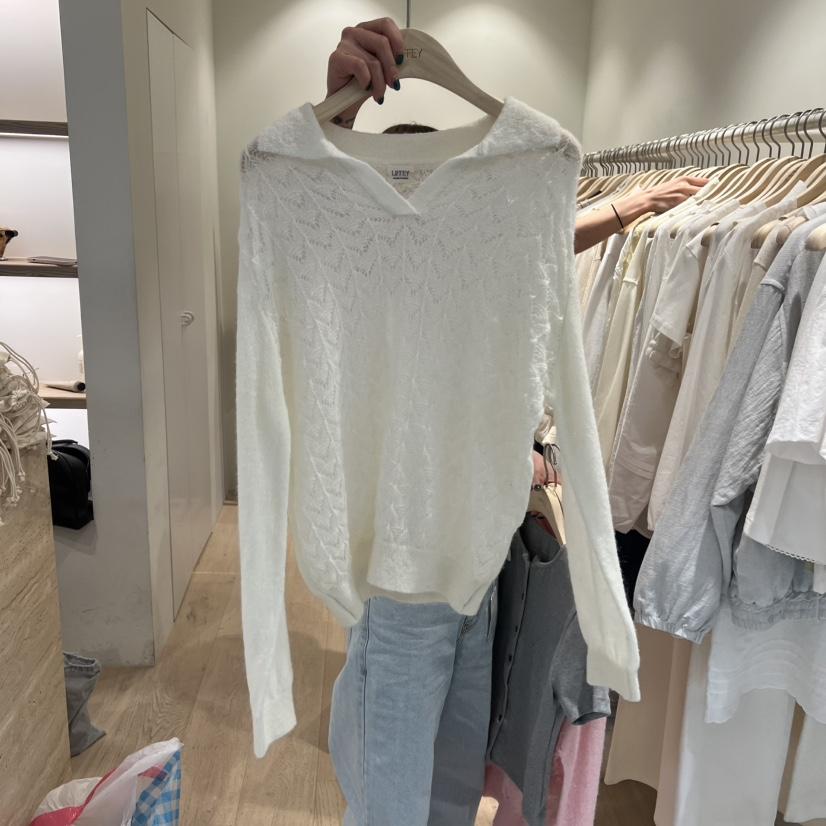 LIFFEY韓國東大門代購女裝新款熱賣26春夏職業時尚針織衫LIFFEY針織衫