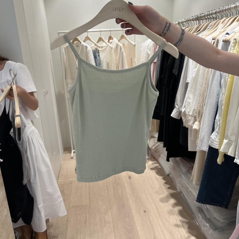 LIFFEY韓國代購女士新款熱賣時尚26春夏休閑人氣吊帶背心LIFFEY吊帶/背心