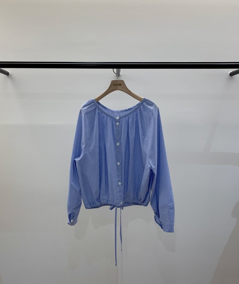 LA CREME韓國直郵女裝新款時尚熱賣職業26春夏襯衫蕾絲衫LA CREME襯衫/蕾絲衫