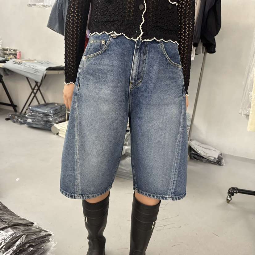 DOUBLE STANDARD/LE SMOKING/MAISONSTAFF韓國東大門直郵女士新款26春夏短褲MAISONSTAFF短褲