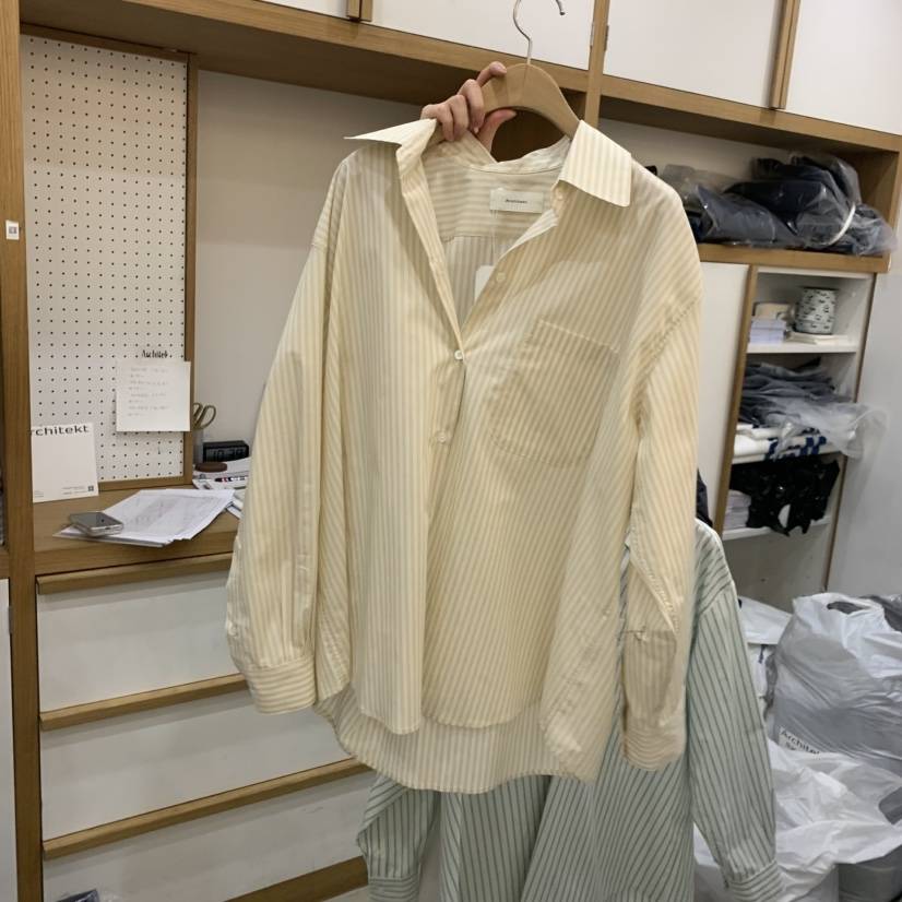 ARCHITEKT韓國東大門代購女裝新品推薦熱賣時尚襯衫蕾絲衫ARCHITEKT襯衫/蕾絲衫