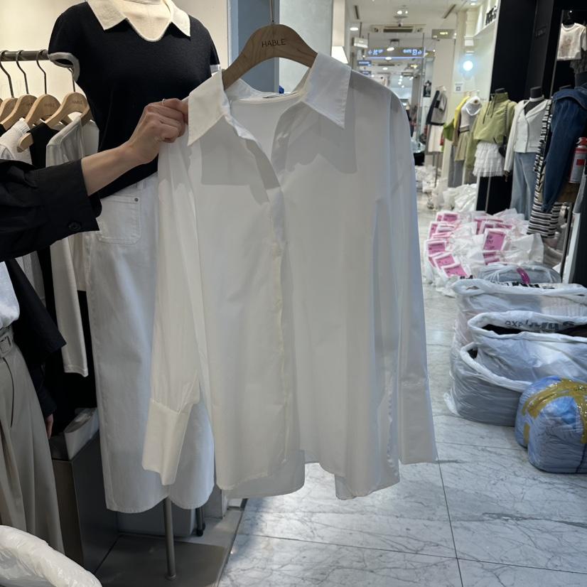 HABLE韓國直郵女士新品休閑時尚推薦職業熱賣26春夏襯衫蕾絲衫HABLE襯衫/蕾絲衫