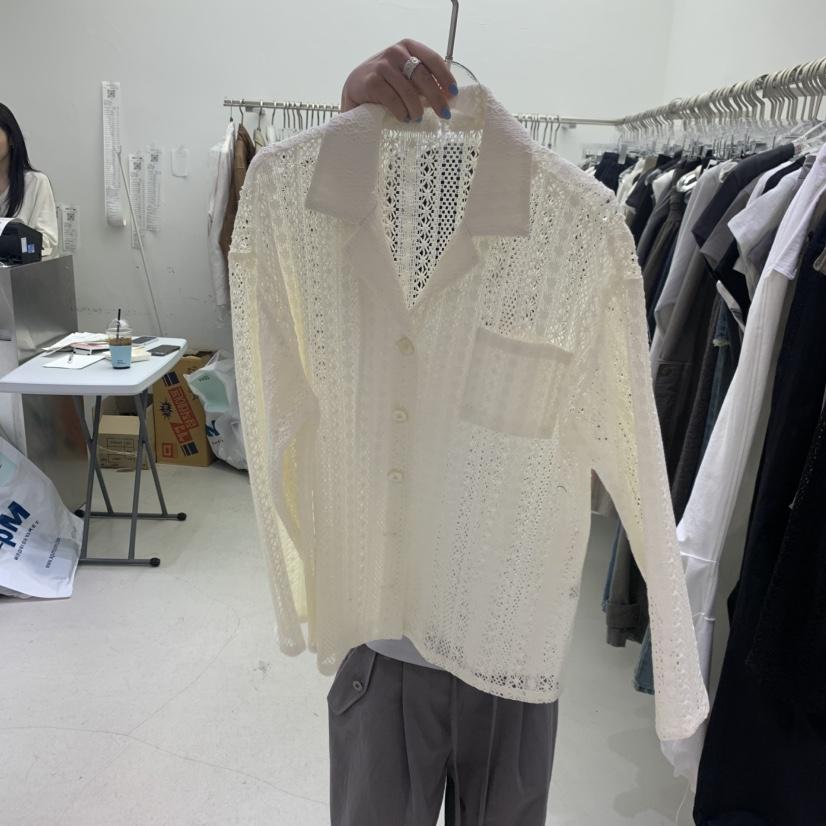 PADO韓國東大門直郵女裝新款熱賣推薦26春夏人氣襯衫蕾絲衫PADO襯衫/蕾絲衫