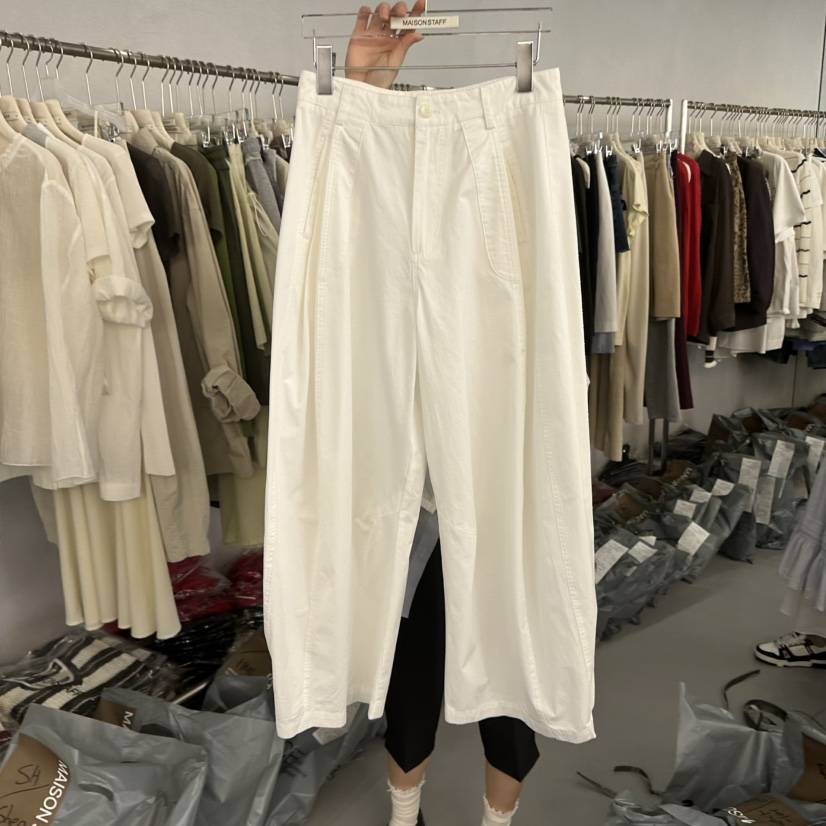 DOUBLE STANDARD/LE SMOKING/MAISONSTAFF韓國直郵實拍女士新品職業休閑褲MAISONSTAFF休閑褲