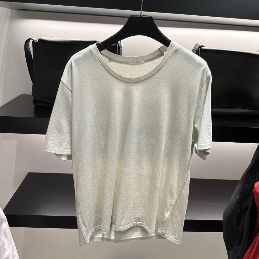 FEBRUARY 11韓國直郵女裝新款人氣休閑熱賣26春夏T恤柔軟FEBRUARY 11T恤