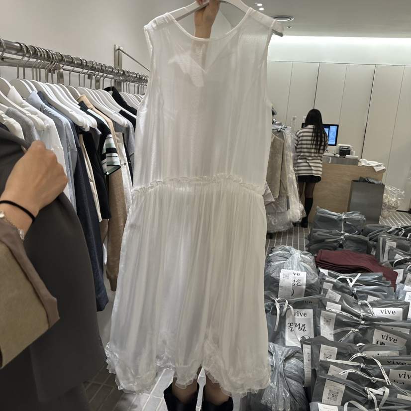 VIVE韓國東大門代購女士新款推薦熱賣26春夏職業休閑連衣裙VIVE連衣裙