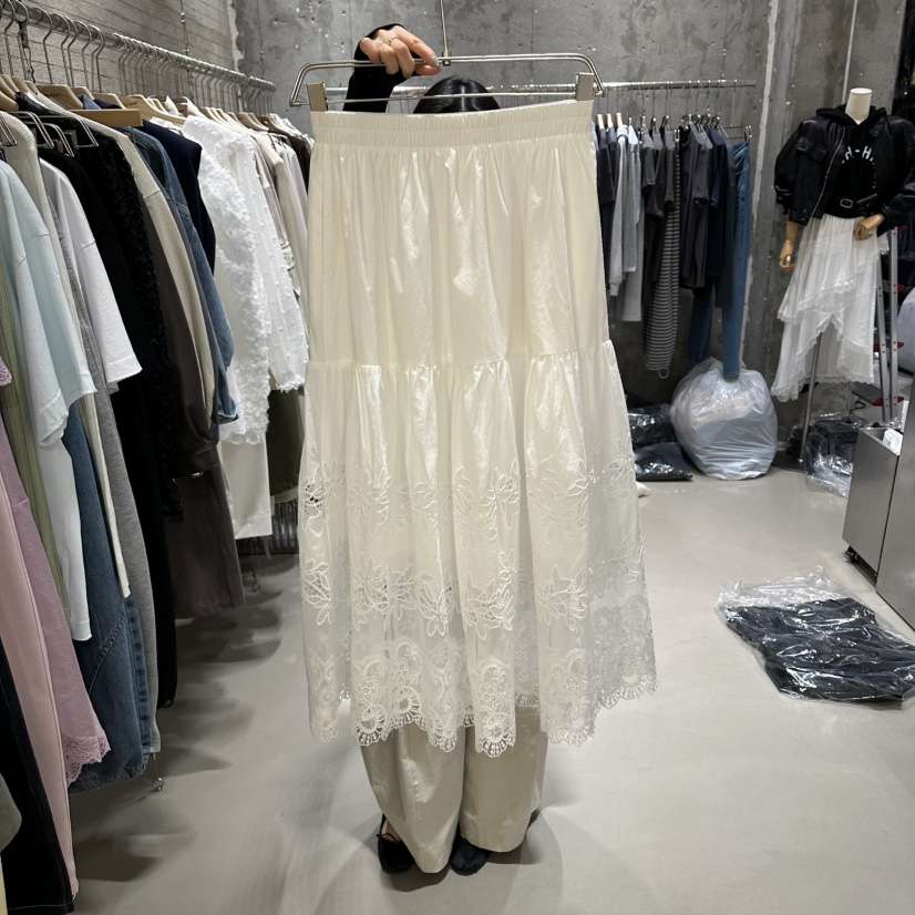 JUNI韓國直郵女士新品人氣休閑職業熱賣推薦時尚26春夏長裙my juni長裙