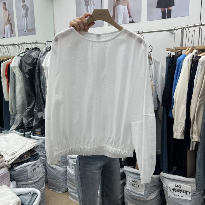 MOI-A韓國東大門代購女裝新款人氣職業休閑熱賣襯衫蕾絲衫MOI-A襯衫/蕾絲衫