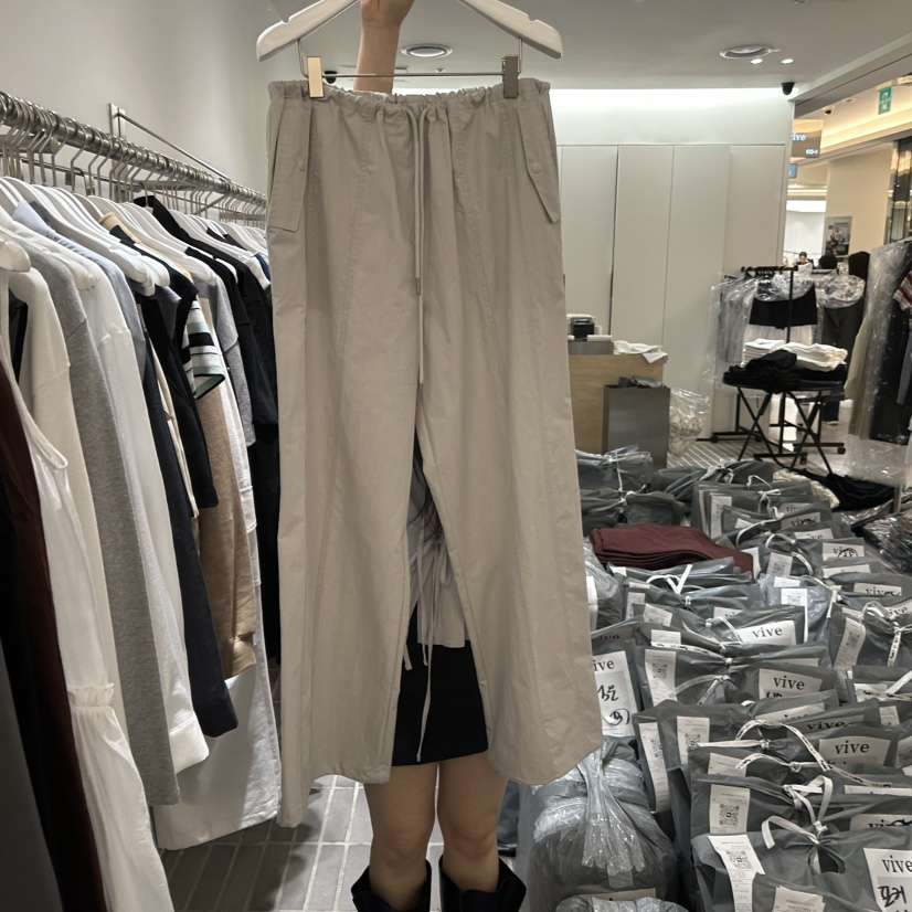 VIVE韓國代購女裝新款26春夏推薦人氣時尚職業休閑褲尼龍VIVE休閑褲