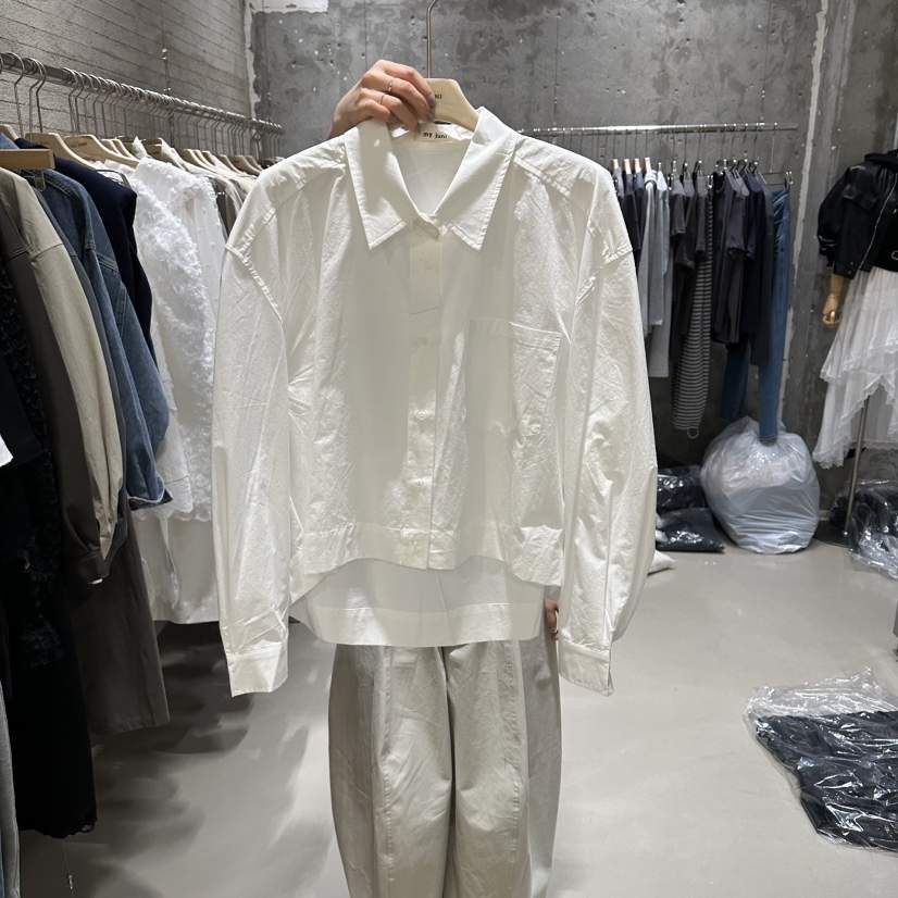 JUNI韓國直郵女裝新品推薦休閑26春夏熱賣職業襯衫蕾絲衫my juni襯衫/蕾絲衫