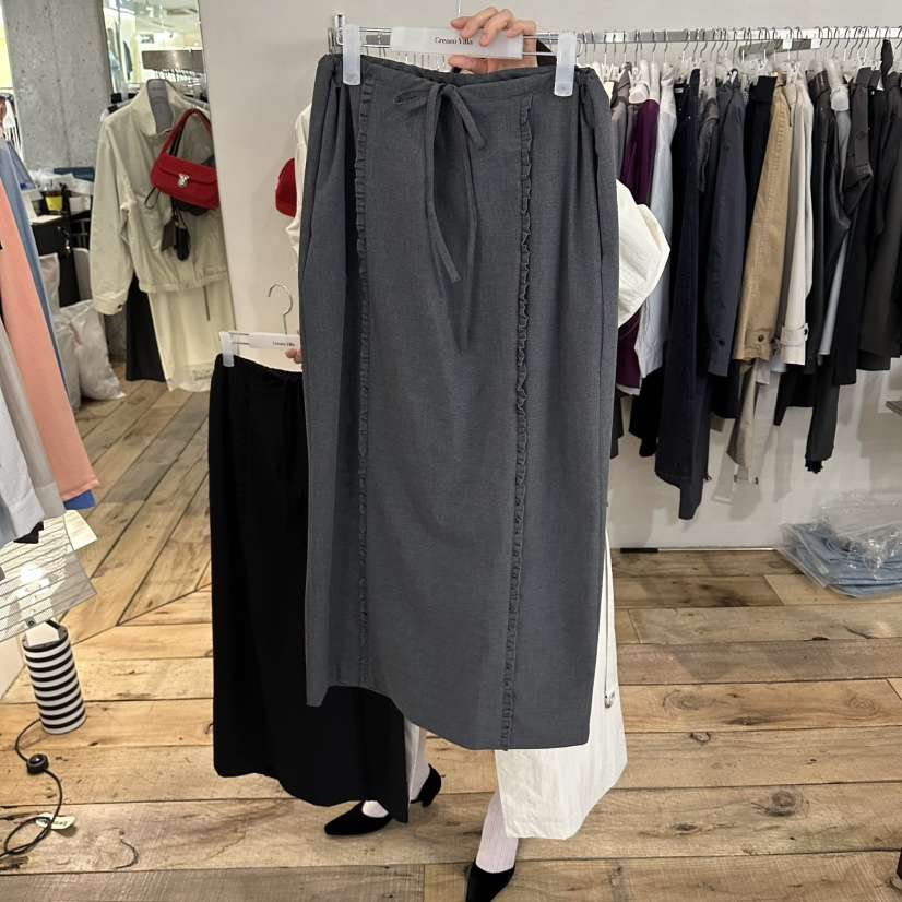 CREAM VILLA韓國東大門代購女士新款時尚長裙CREAMVILLA長裙