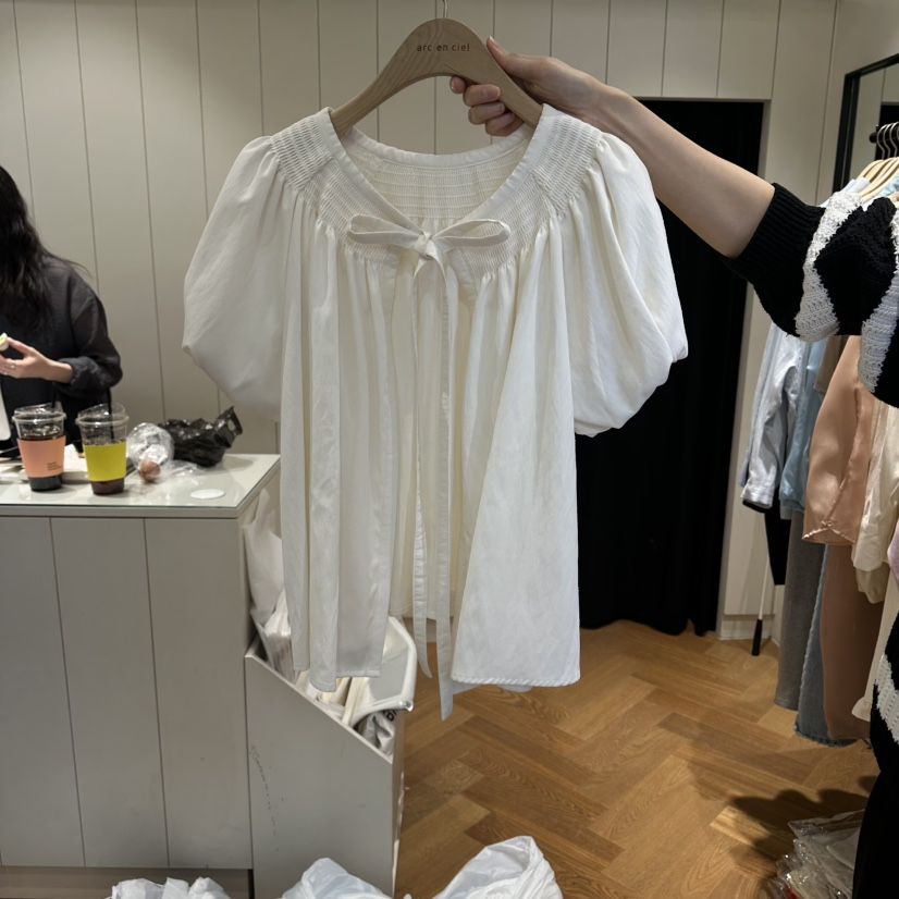 ARC韓國直郵女裝新款休閑26春夏時尚推薦職業人氣襯衫蕾絲衫ARC EN CIEL襯衫/蕾絲衫