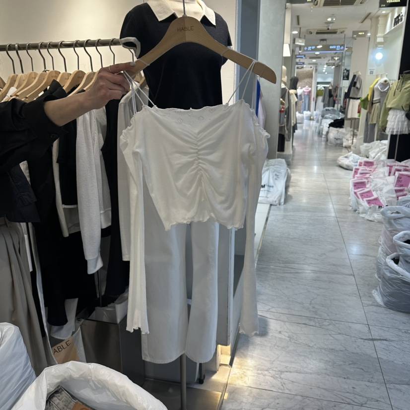 HABLE韓國直郵女裝新品熱賣推薦休閑時尚人氣職業長袖T恤HABLE長袖T恤