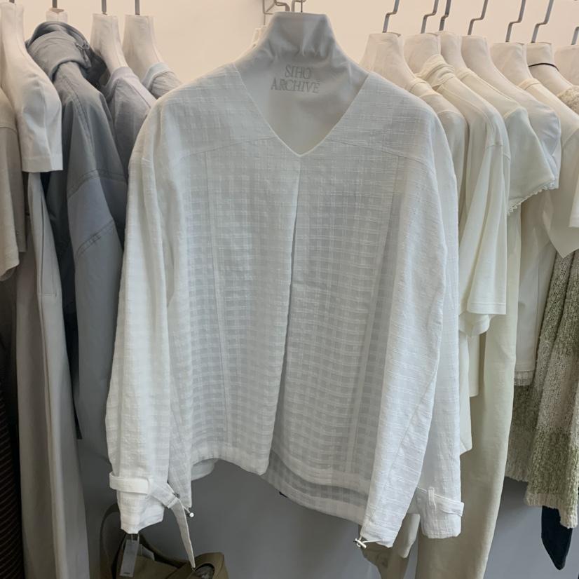 SIHO ARCHIVE韓國直郵女裝新品26春夏熱賣襯衫蕾絲衫格子SIHO ARCHIVE襯衫/蕾絲衫