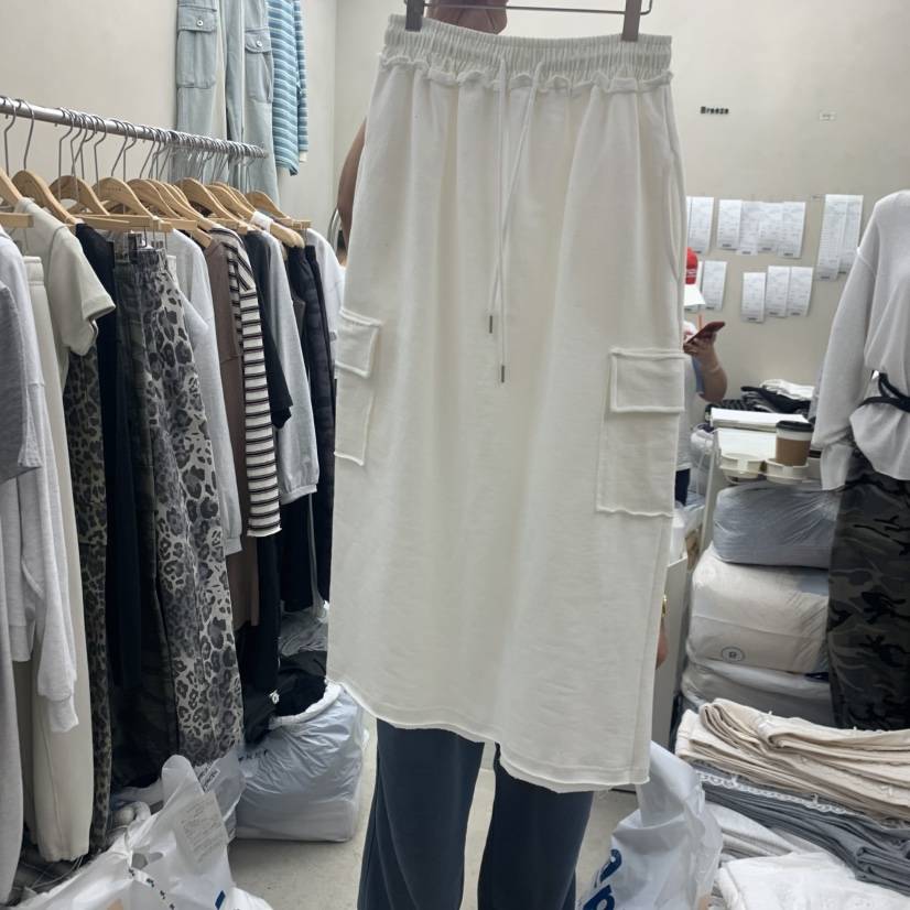 BREEZE韓國直郵實拍女士新品26春夏人氣半身裙中短裙口袋BREEZE半身裙/中短裙