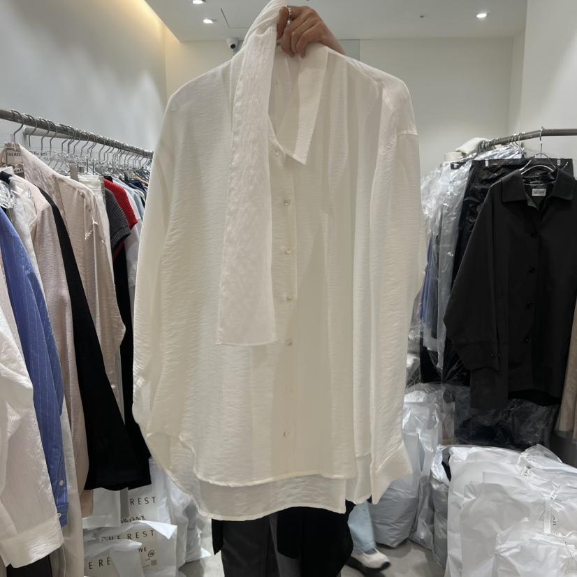 THE REST韓國直郵實拍女裝新款人氣職業熱賣26春夏襯衫蕾絲衫THE REST/UNNOEUD襯衫/蕾絲衫