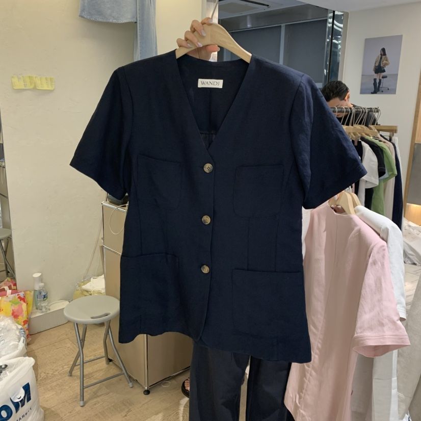 W AND J韓國東大門直郵女裝新款推薦26春夏時尚休閑夾克W AND J夾克