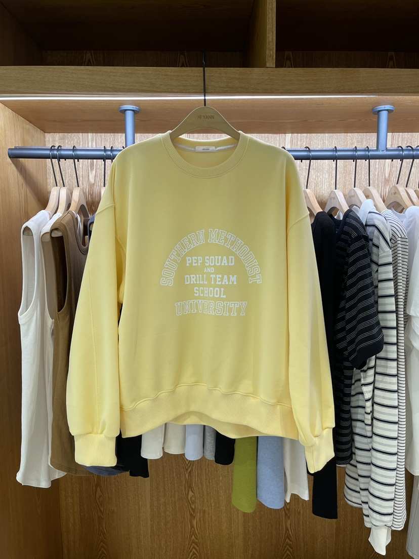 HI YANN韓國直郵女士新品職業時尚26春夏推薦熱賣人氣衛衣HI YANN衛衣