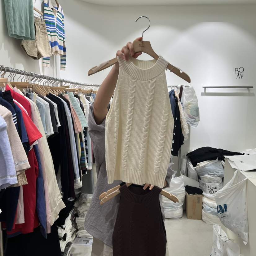 BY BOMI韓國直郵女士新款休閑熱賣26春夏時尚職業吊帶背心BY BOMI吊帶/背心