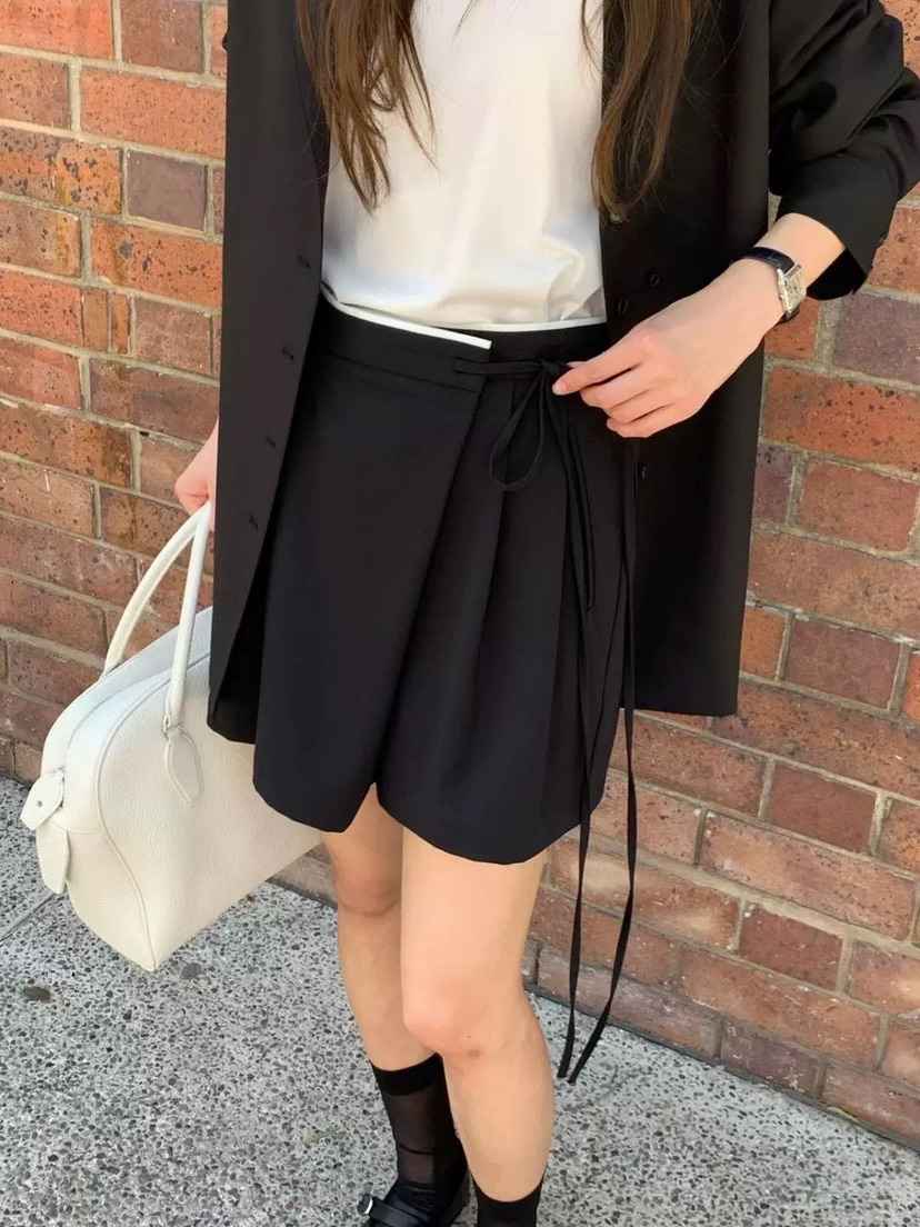 SIHO ARCHIVE韓國代購女裝新款26春夏休閑熱賣裙褲含腰繩SIHO ARCHIVE裙褲