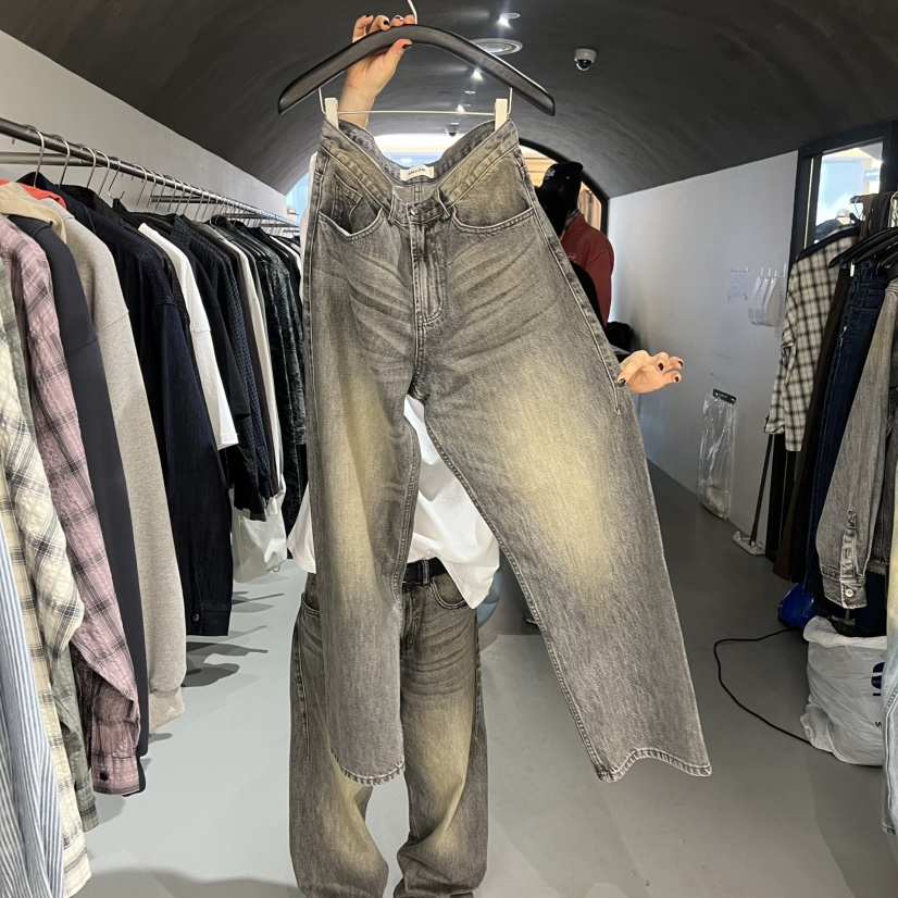 BALLOW韓國代購女士新款休閑推薦26春夏人氣時尚牛仔褲水洗BALLOW牛仔褲