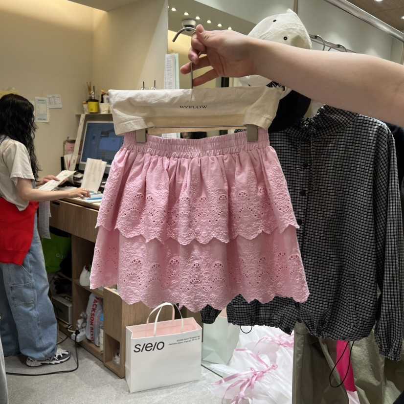 BY FLOW韓國東大門直郵女裝新款推薦熱賣職業26春夏短裙BY FLOW短裙