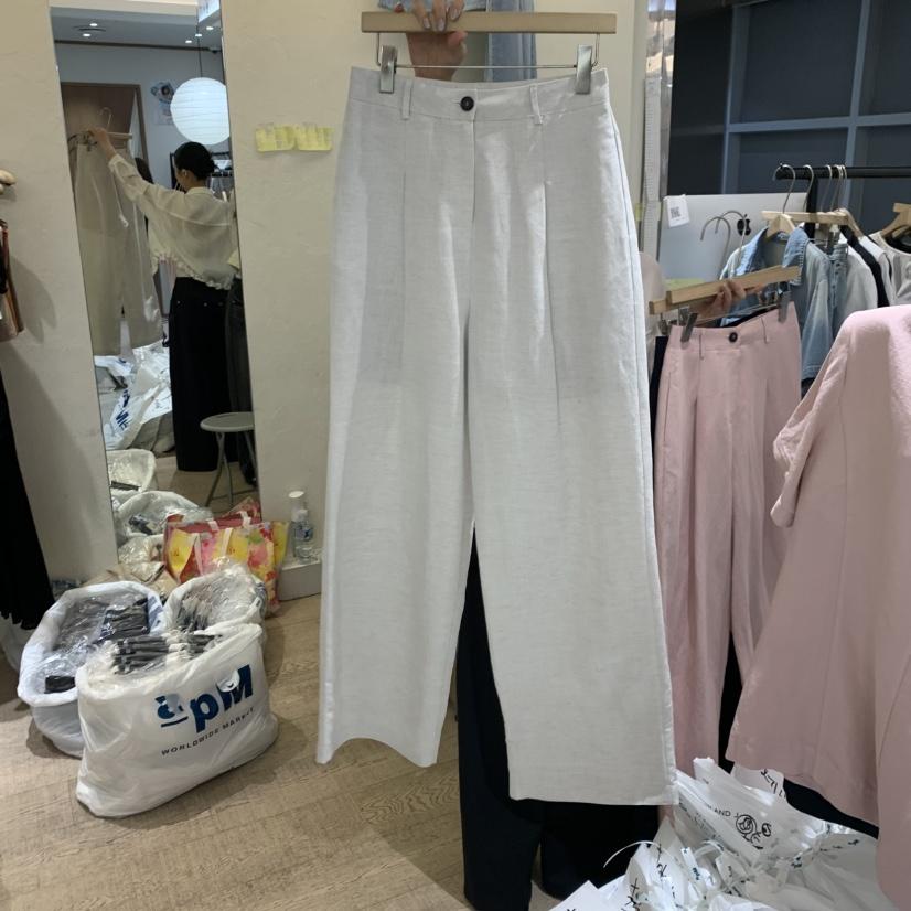 W AND J韓國東大門直郵女裝新款26春夏人氣休閑職業休閑褲W AND J休閑褲