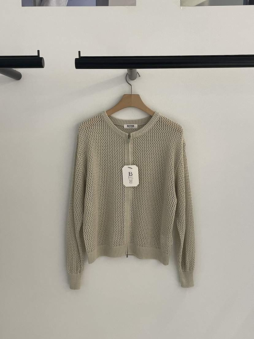 BUTTER-P東大門代購女裝新品熱賣推薦26春夏針織衫網眼開衫BUTTER-P針織衫