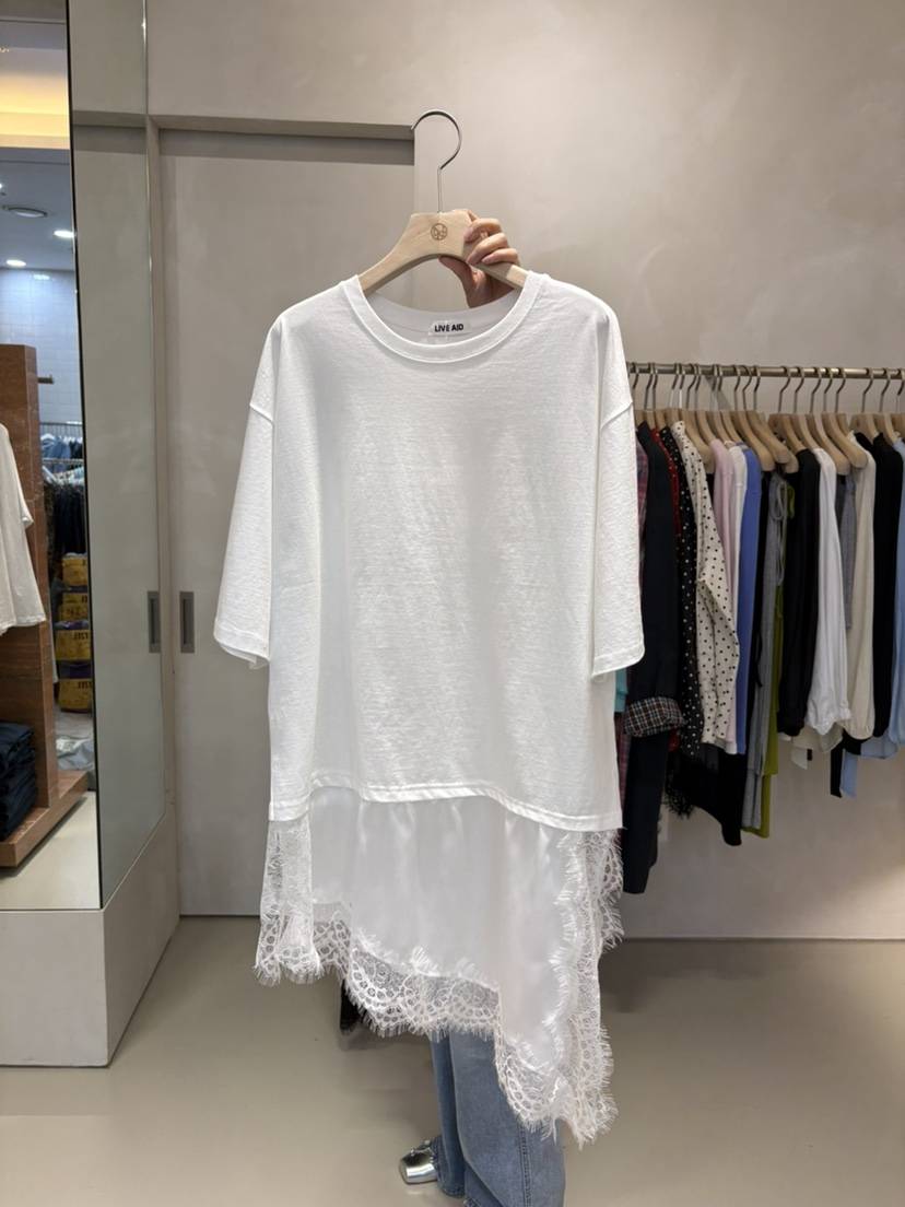 LIVE AID-P韓國代購女裝新款時尚人氣職業真品連衣裙絲質LIVE AID-P連衣裙