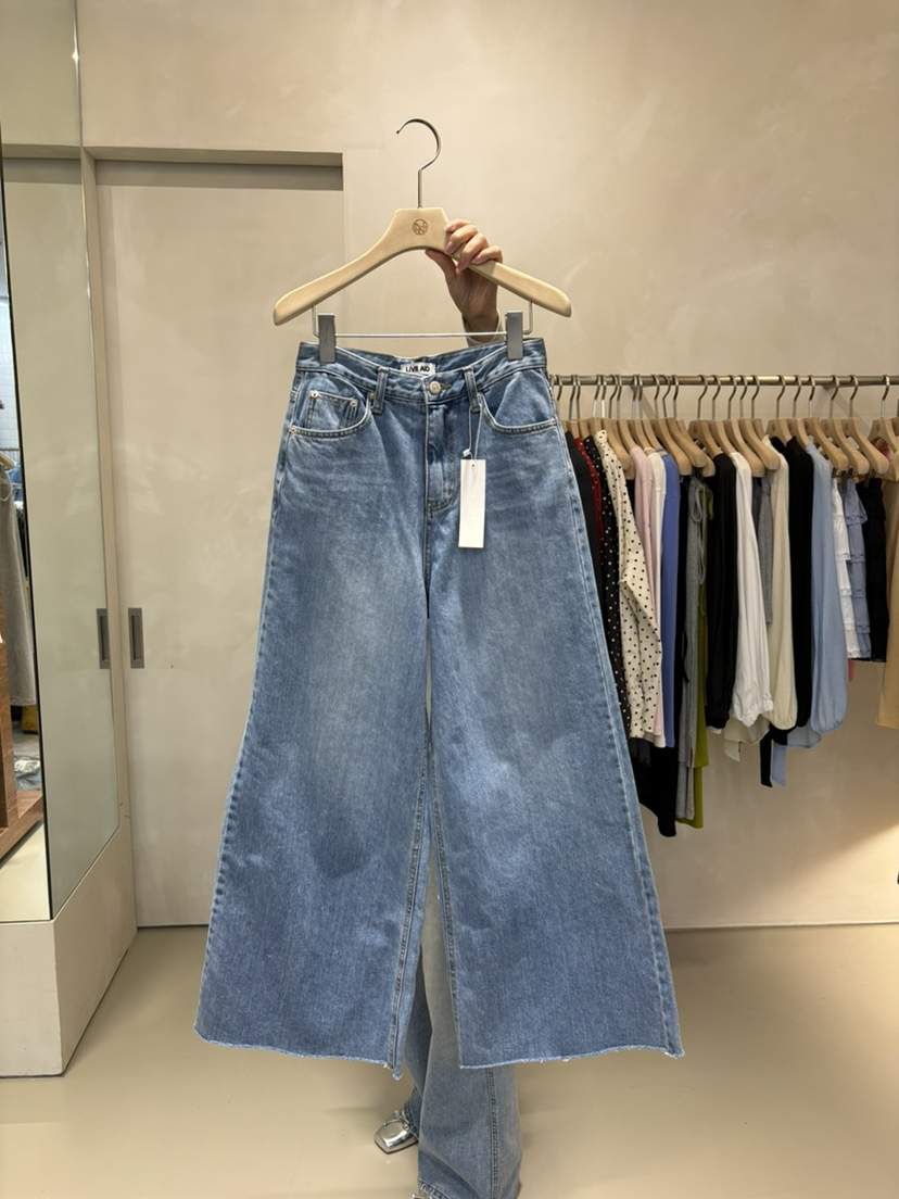 LIVE AID-P韓國直郵女士新款26春夏推薦休閑時尚牛仔褲LIVE AID-P牛仔褲