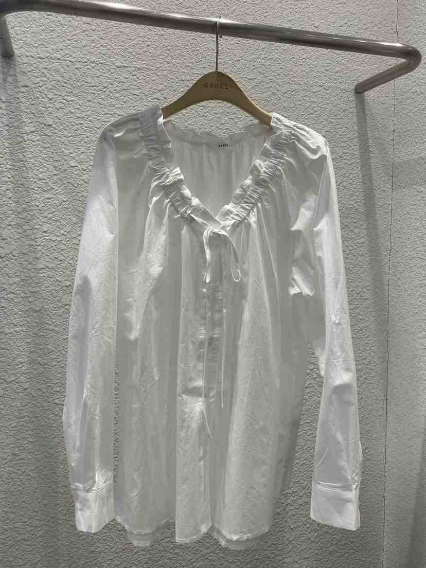 BABEL韓國代購女士新品熱賣26春夏職業人氣時尚襯衫蕾絲衫BABEL襯衫/蕾絲衫