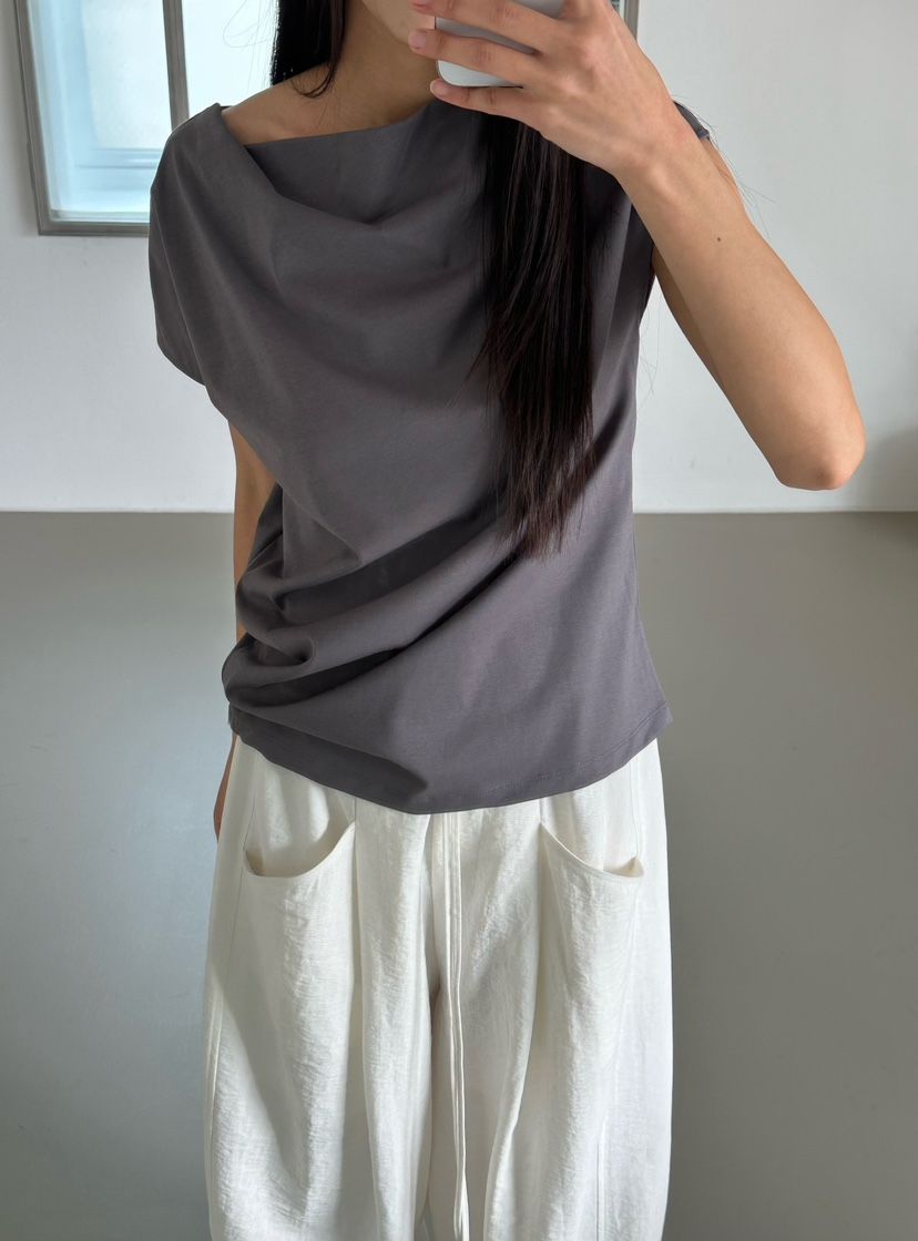 LE VASE韓國東大門代購女裝新款熱賣休閑26春夏人氣職業T恤LE VASET恤