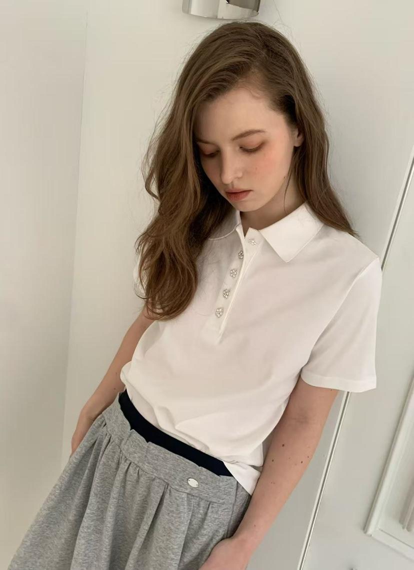 J CRANE-A韓國代購女裝新品休閑人氣推薦熱賣時尚26春夏T恤J CRANET恤