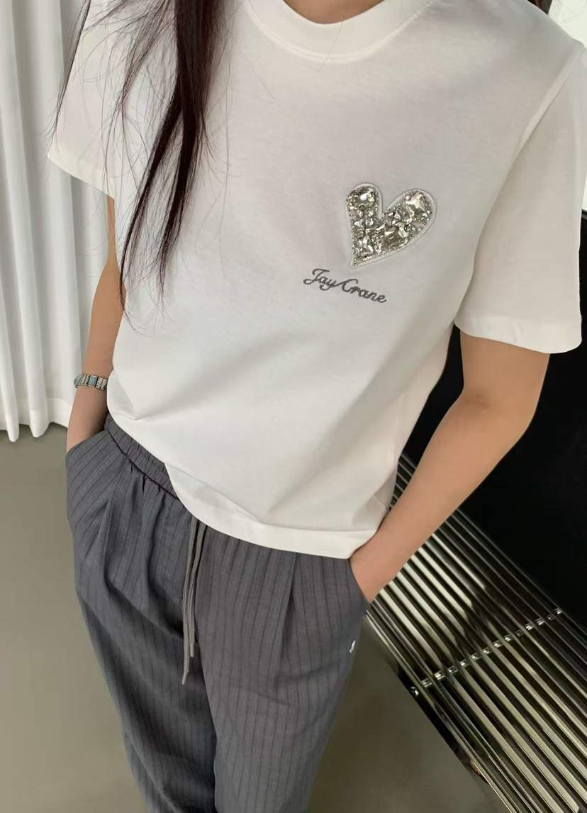 J CRANE-A韓國代購女裝新款26春夏職業熱賣時尚人氣T恤J CRANET恤