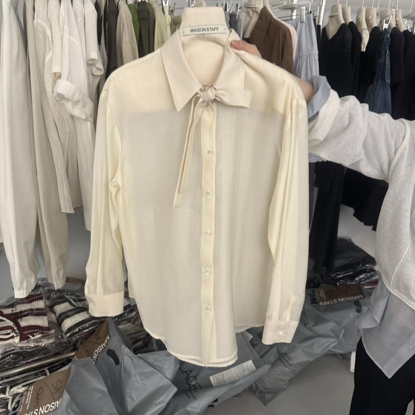 DOUBLE STANDARD/LE SMOKING/MAISONSTAFF韓國代購女士新品熱賣襯衫蕾絲衫MAISONSTAFF襯衫/蕾絲衫