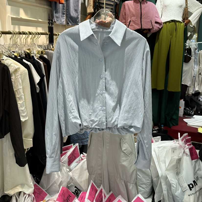 3COLOR韓國東大門直郵女裝新款人氣襯衫蕾絲衫Three color襯衫/蕾絲衫