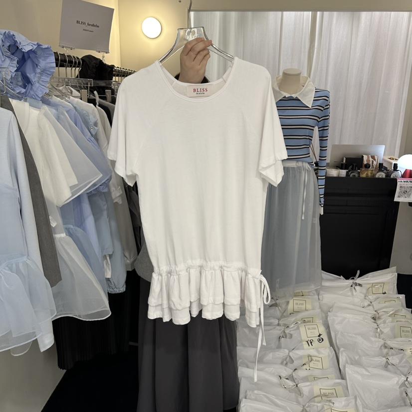 BLISS韓國直郵女裝新款休閑人氣職業熱賣26春夏推薦時尚T恤BLISST恤