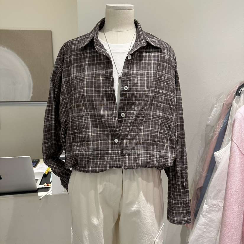 LORING RE I韓國直郵實拍女士新款26春夏熱賣襯衫蕾絲衫LORING RE-I/BARE襯衫/蕾絲衫