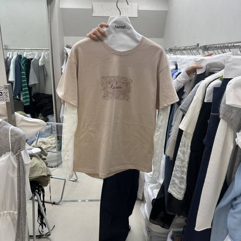 ASCEND韓國東大門代購女士新品休閑推薦職業時尚人氣長袖T恤ASCEND長袖T恤