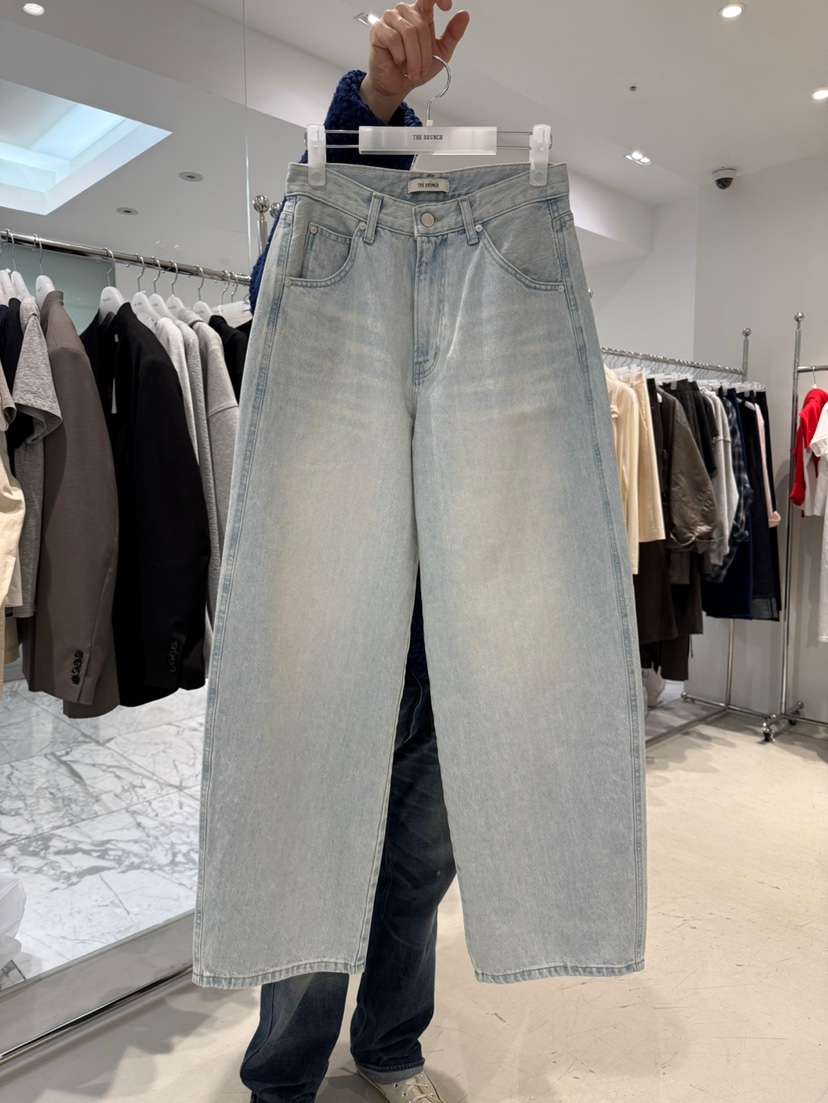 THE BRUNCH韓國直郵實拍女士新品26春夏人氣熱賣休閑牛仔褲THE BRUNCH牛仔褲