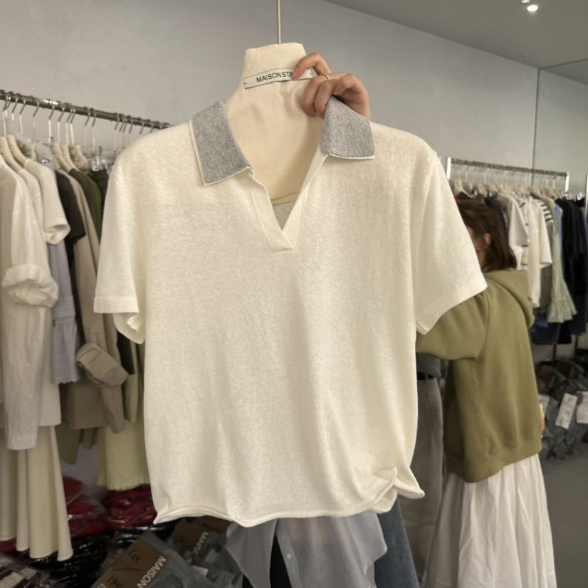 DOUBLE STANDARD/LE SMOKING/MAISONSTAFF韓國代購女士新款人氣T恤MAISONSTAFFT恤