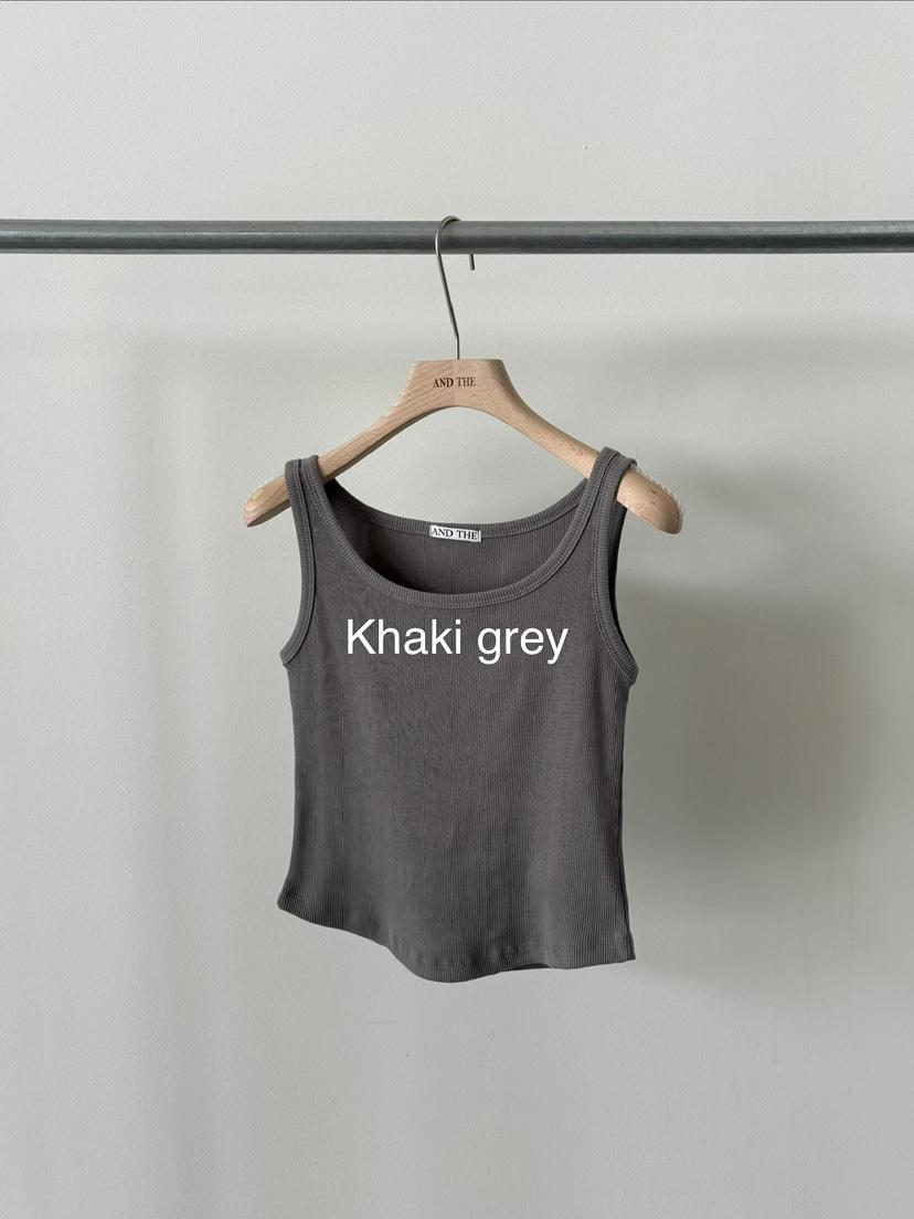 AND THE韓國直郵女士新款熱賣時尚推薦職業吊帶背心羅紋AND THE吊帶/背心