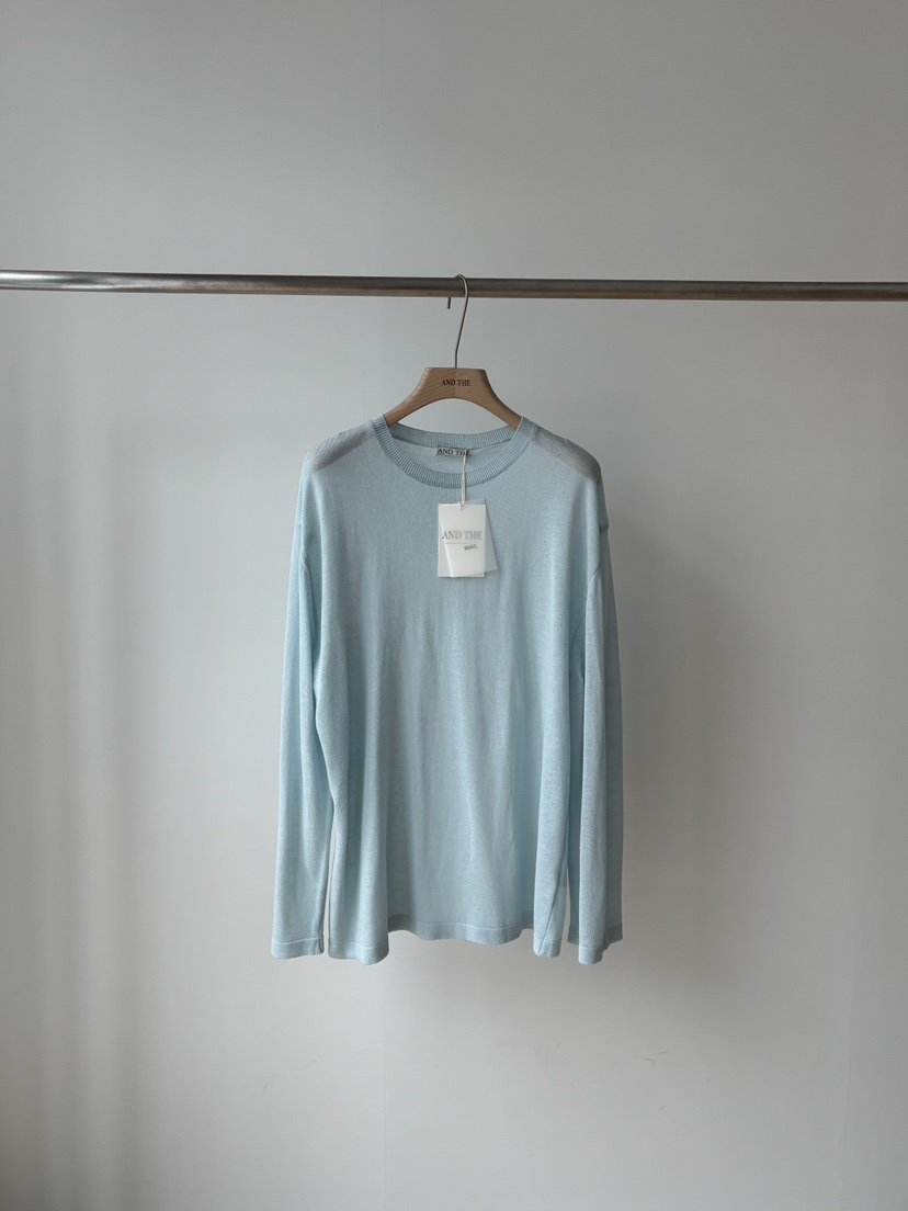 AND THE韓國直郵實拍女士新品職業人氣熱賣推薦時尚針織衫AND THE針織衫