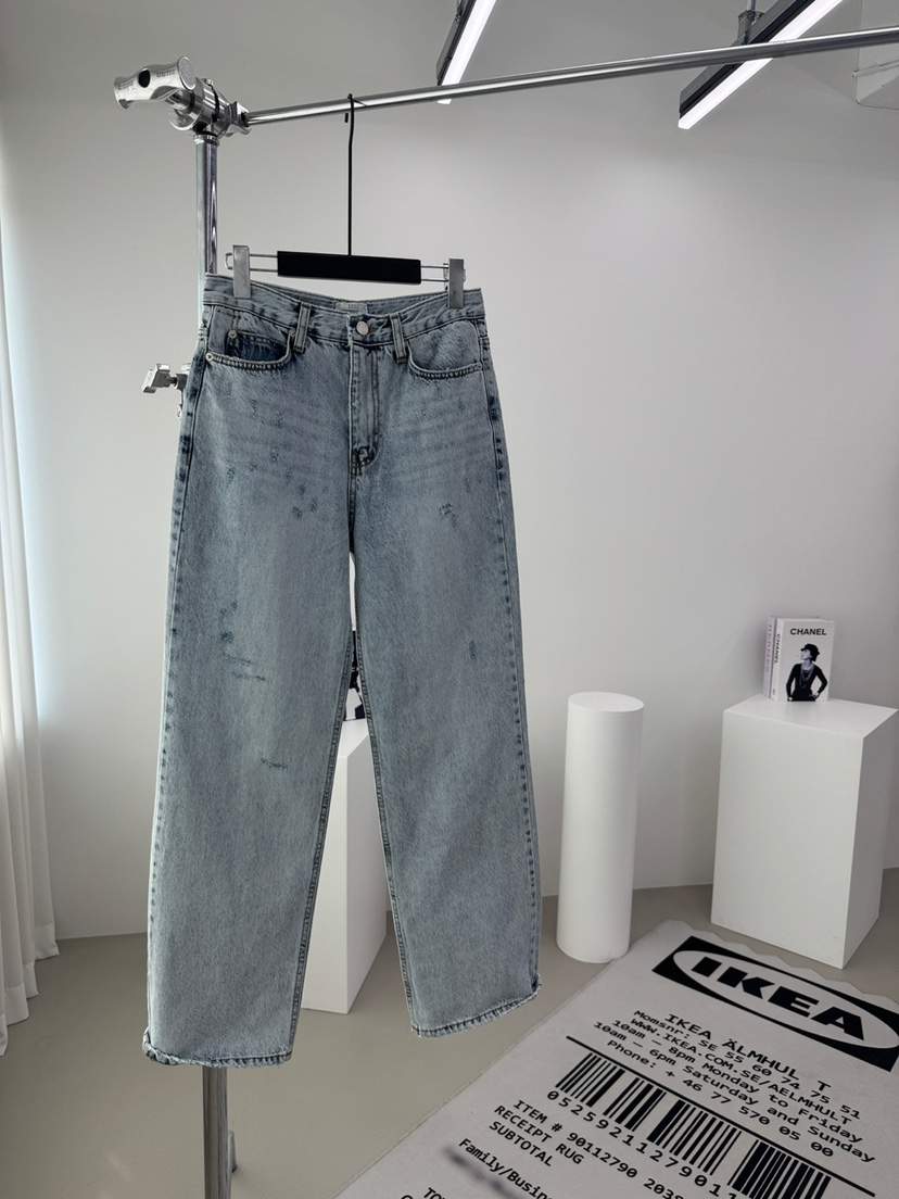 RED-A韓國直郵實拍女士新款26春夏職業熱賣休閑人氣牛仔褲RED-A牛仔褲