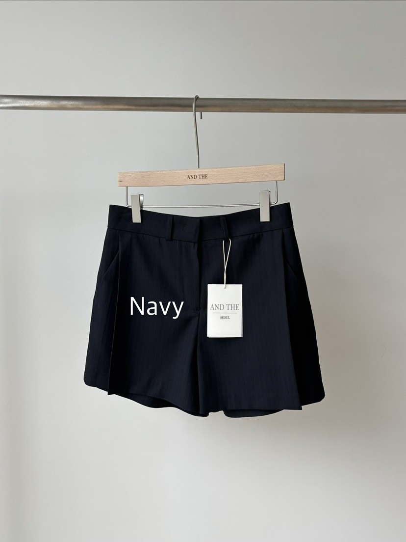 AND THE韓國直郵實拍女士新款職業休閑時尚推薦人氣短褲AND THE短褲