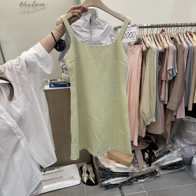 THE LOW韓國代購女士新款熱賣推薦人氣休閑時尚連衣裙打折THE LOW連衣裙