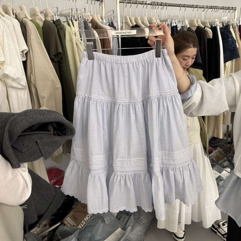 DOUBLE STANDARD/LE SMOKING/MAISONSTAFF韓國直郵女裝新款熱賣半身裙中短裙MAISONSTAFF半身裙/中短裙