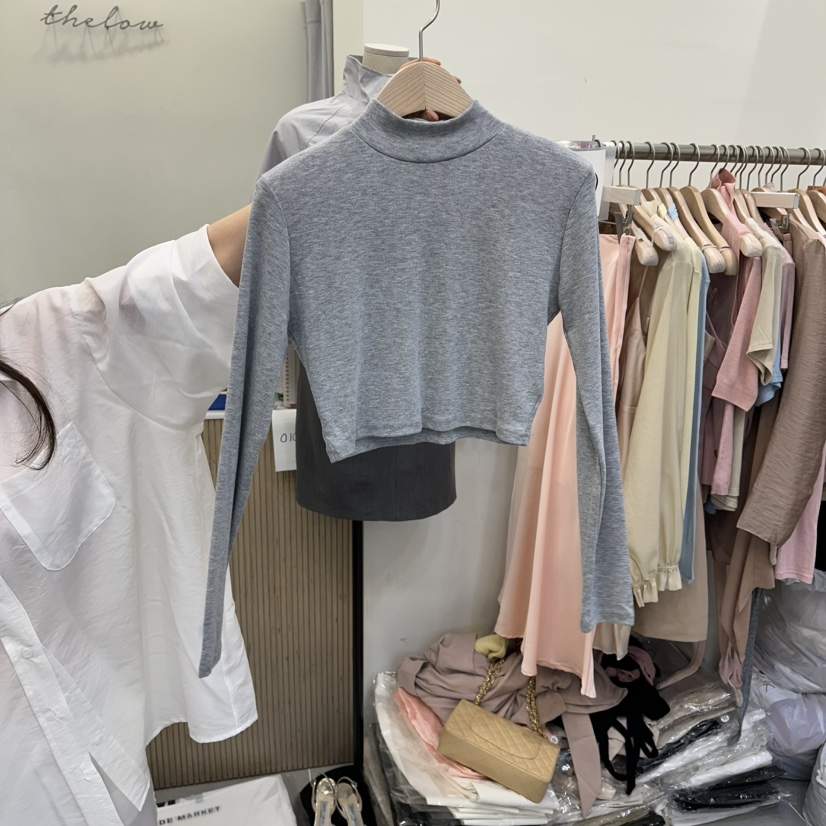 THE LOW韓國直郵女裝新款時尚休閑熱賣人氣26春夏長袖T恤打折THE LOW長袖T恤
